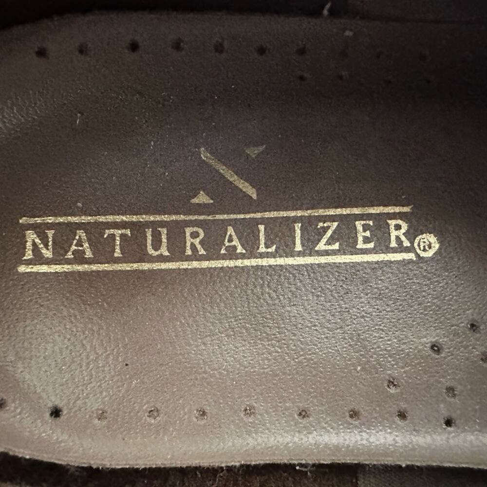 Naturalizer gray leather women’s lace up loafers size 9.5 - Picture 4 of 7
